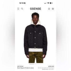 Well11done Oversized Black Denim